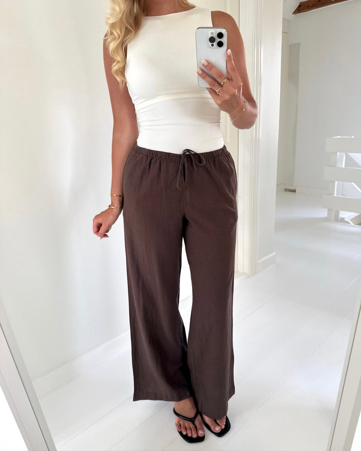 Vero Moda bukser marley chocolate martini