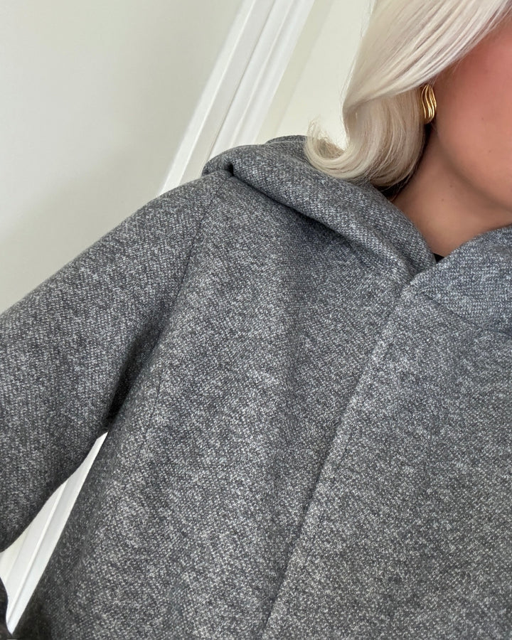 Vero Moda jakke verodona ls light grey melange