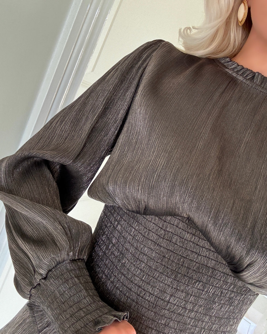 A-View bluse safi black/gold