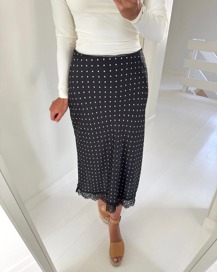 Love&Divine nederdel love1513 black dot