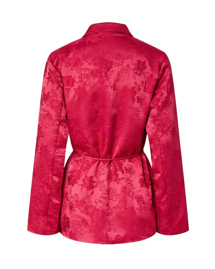 Y.A.S blazer siro ls tie persian red