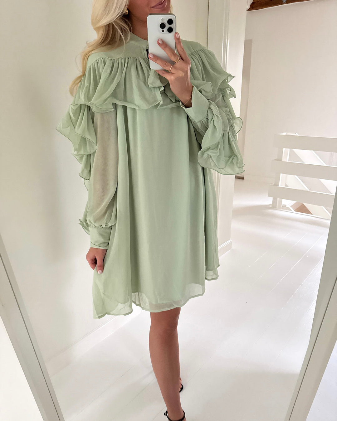 Y.A.S kjole noel ls smoke green