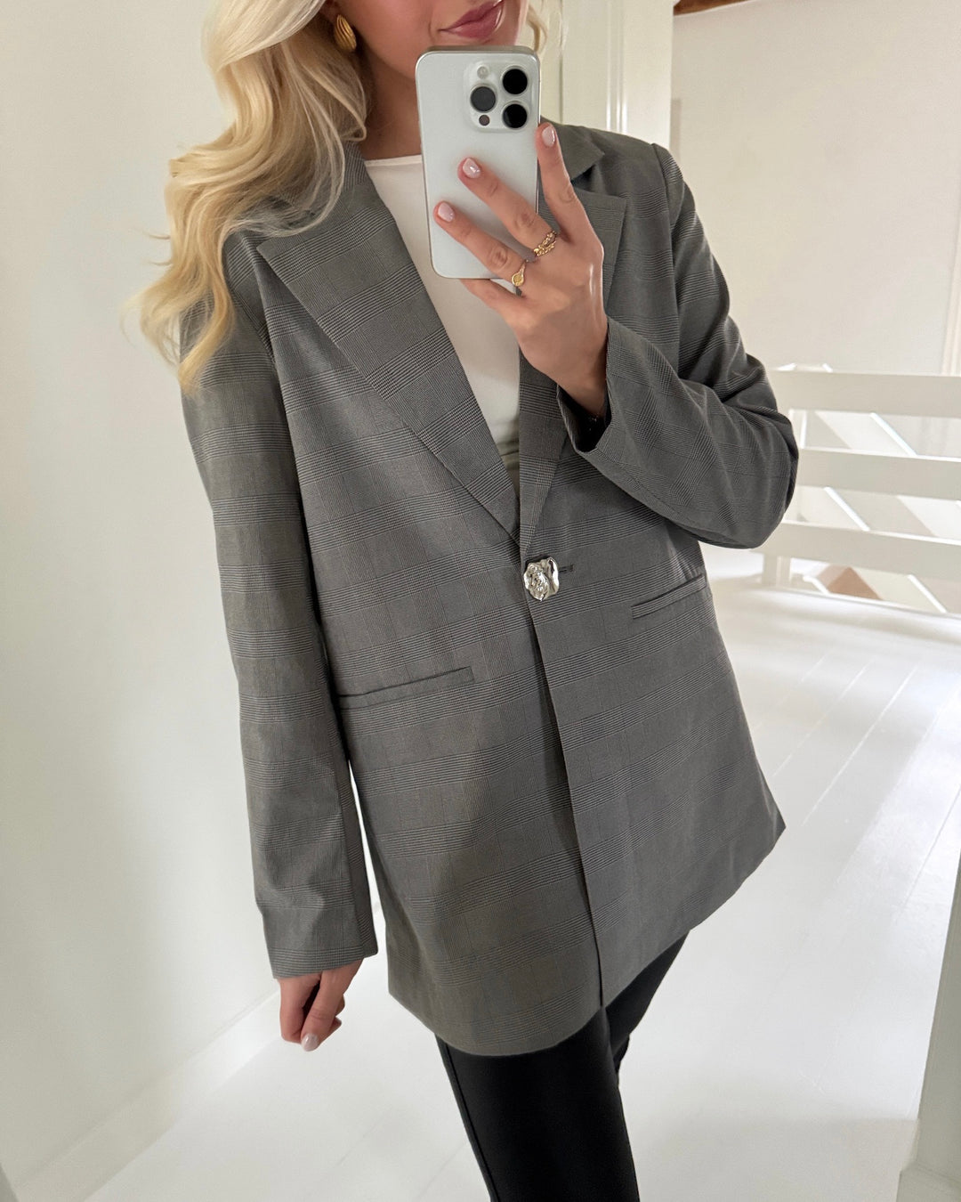 Love&Divine blazer love1021-5 check