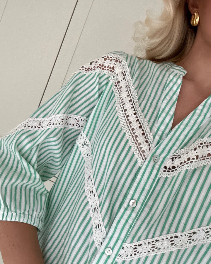 Love&Divine skjorte love1120 cream/l. jade