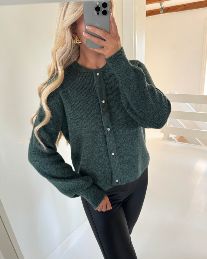 JDY cardigan lumi life ls button sea pine/melange