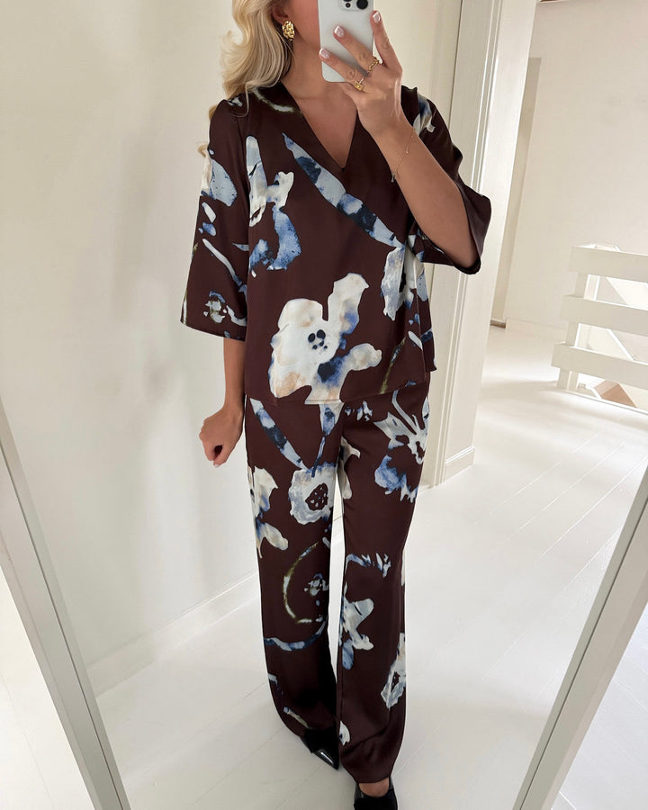 Love&Divine bukser love1024-53 choco/blue