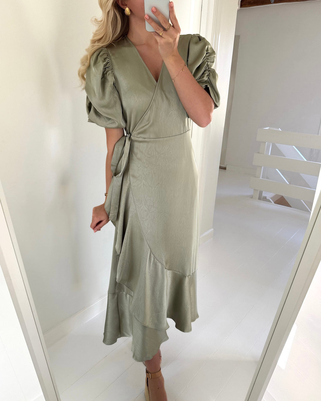 A-View kjole sinda dusty green