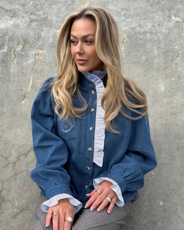 Stories from the Atelier skjorte nature medium blue