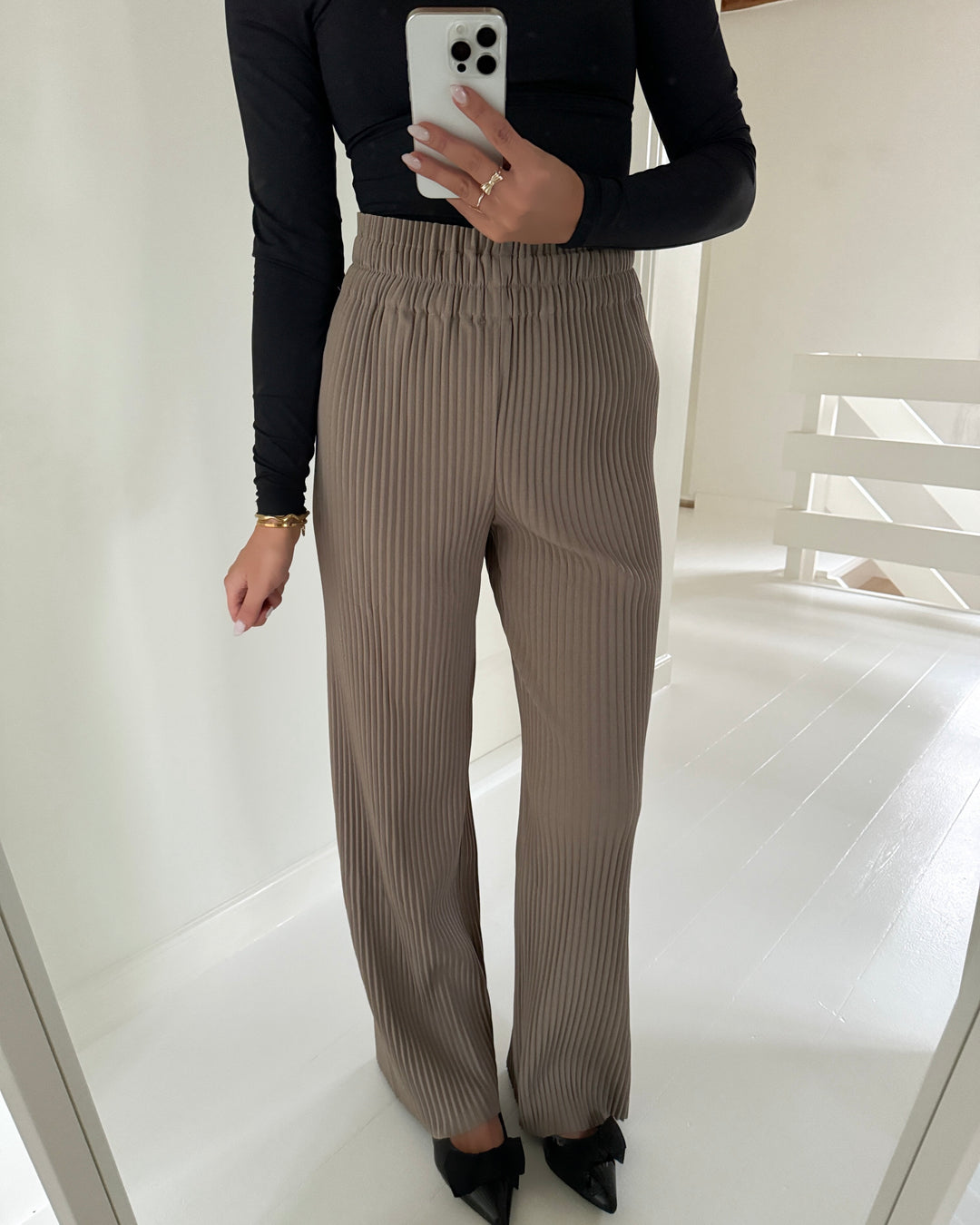 Y.A.S bukser alisa hw chocolate fungi