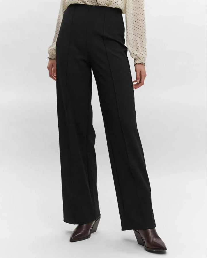 Vero Moda bukser becky hw wide black