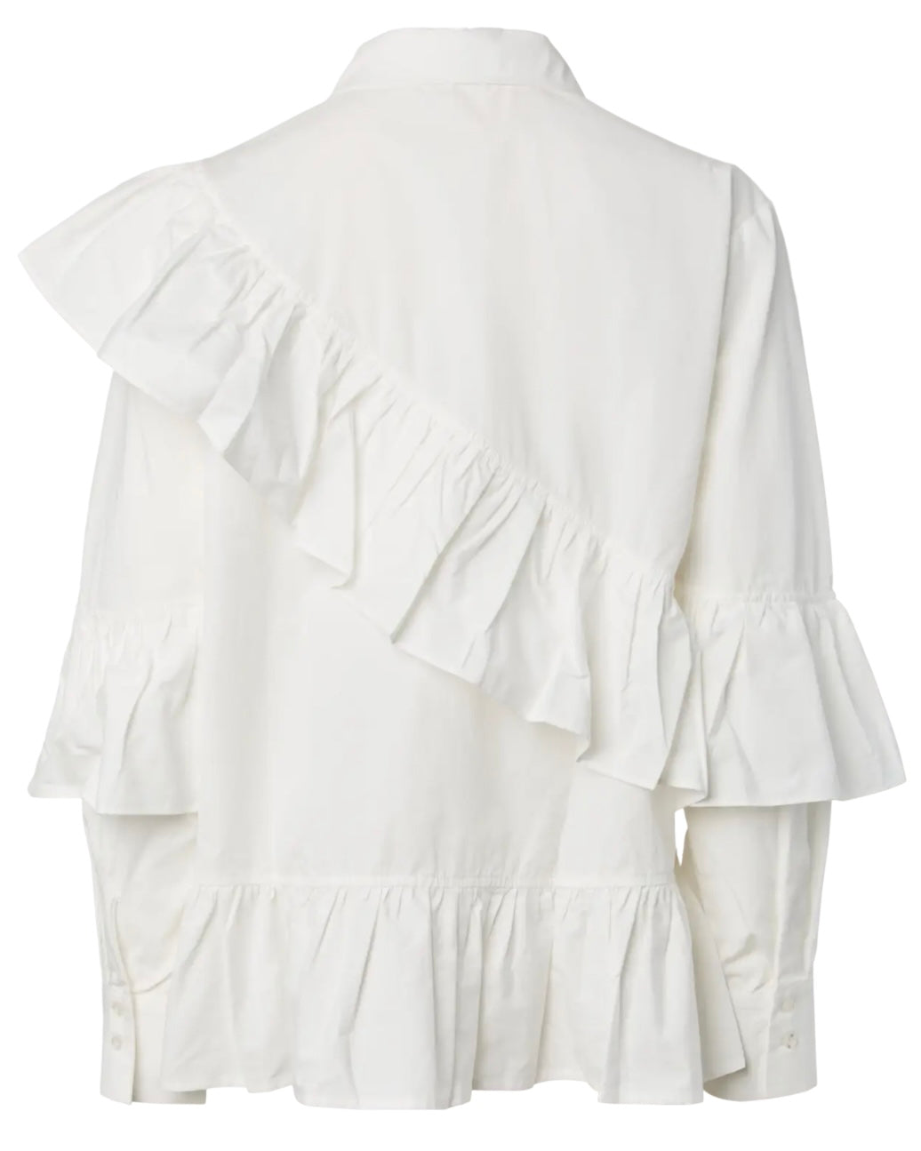 Y.A.S skjorte willu ls star white
