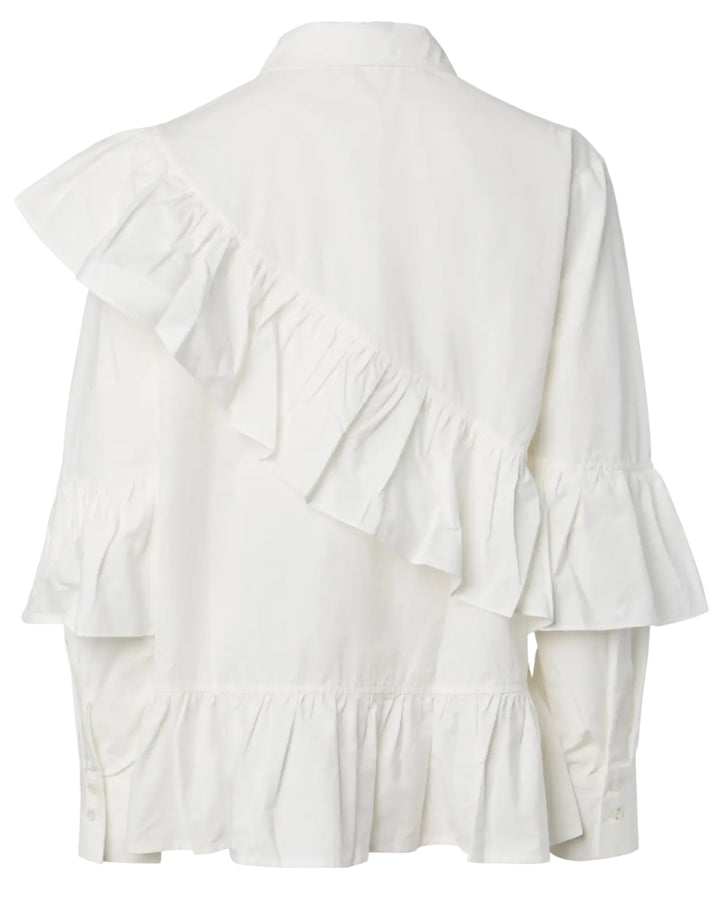 Y.A.S skjorte willu ls star white