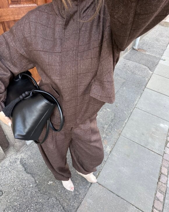 Love&Divine bukser 1615-2 brown check