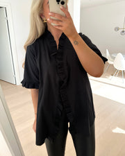 Matia-bow blouse black