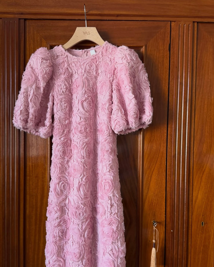 Y.A.S kjole linnea 2/4 long bleached mauve