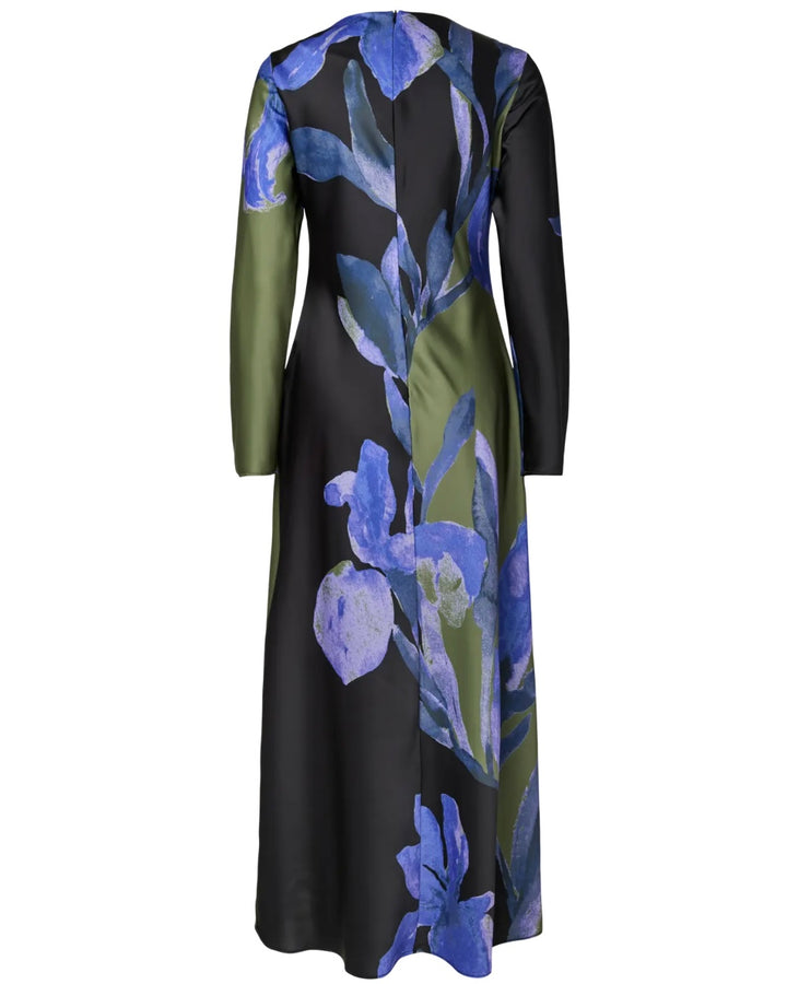 Y.A.S kjole etira ls ankle black etira print