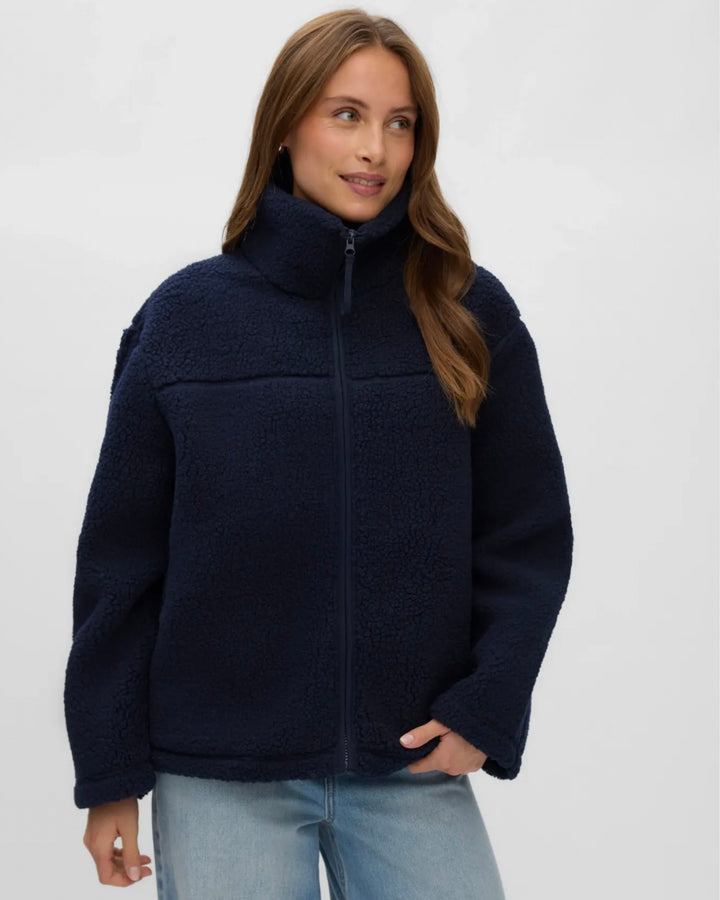 Vero Moda jakke karla teddy navy blazer