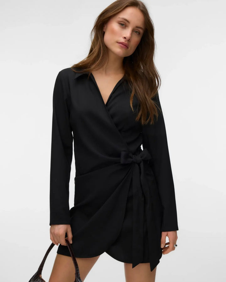 Vero Moda kjole evelin ls black