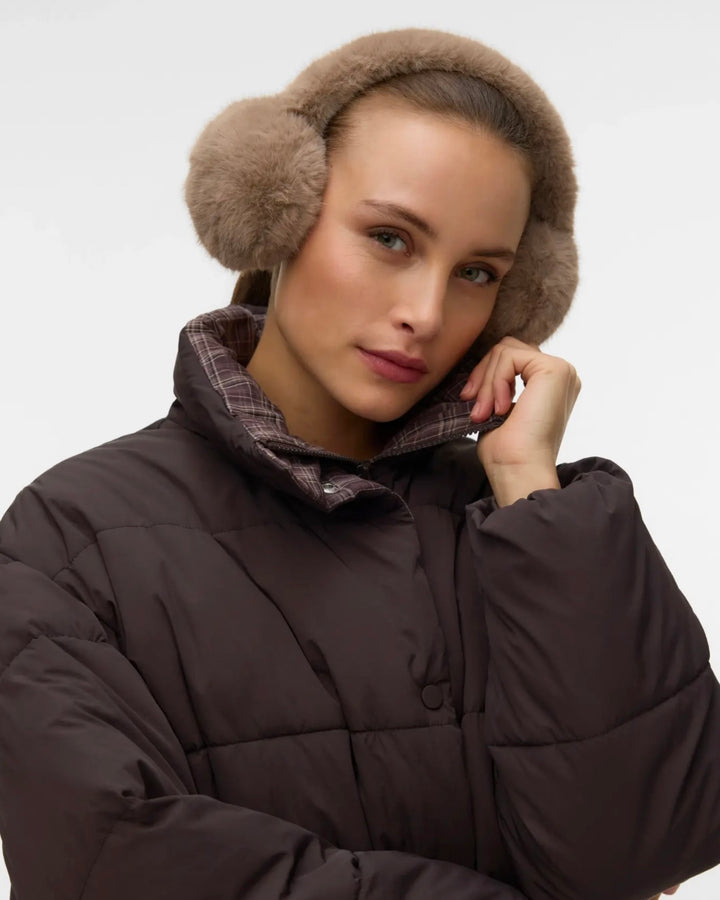 Vero Moda ørevarmere kaja silver mink