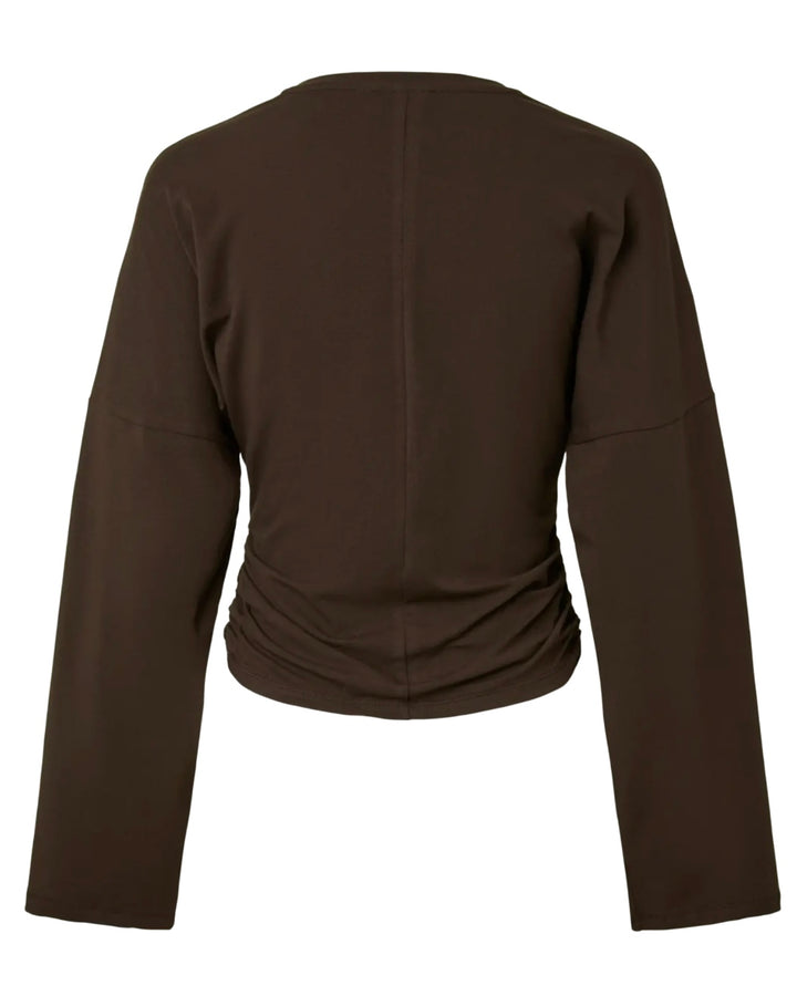Pieces bluse alli ls o-neck delicioso