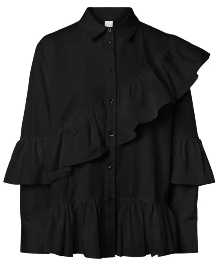 Y.A.S skjorte willu ls black