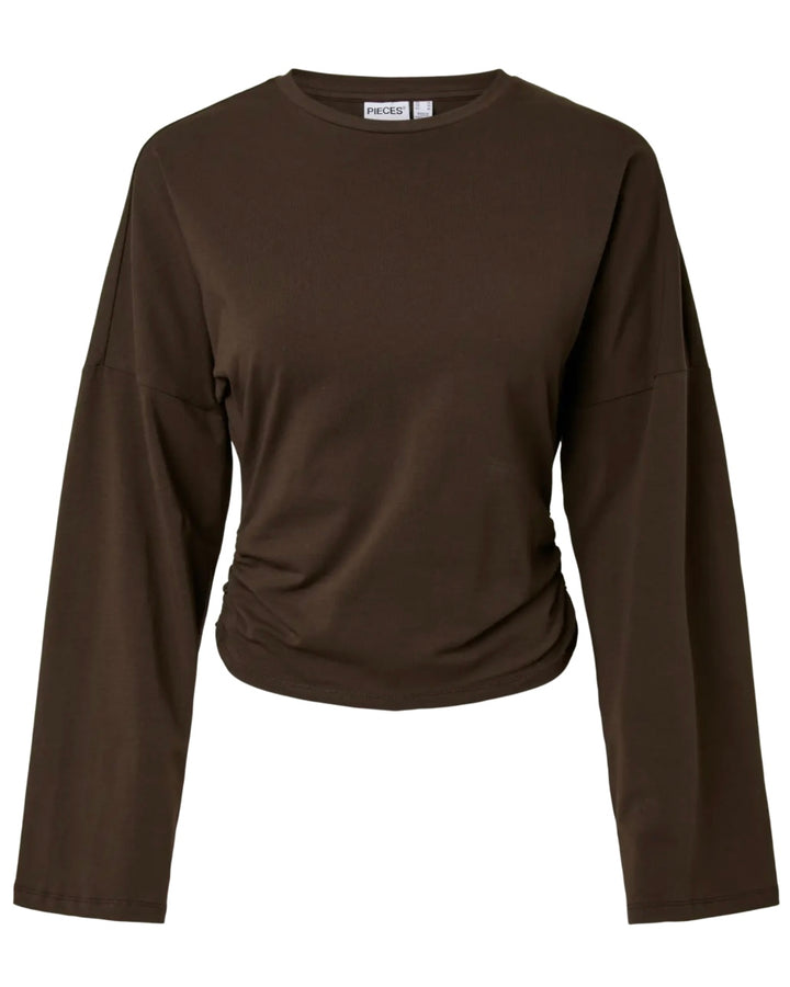 Pieces bluse alli ls o-neck delicioso