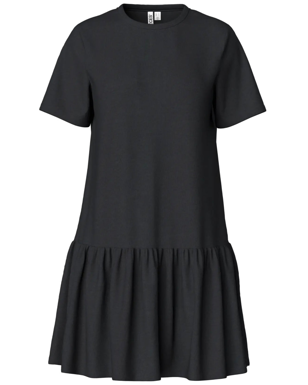Pieces kjole disso ss o-neck black