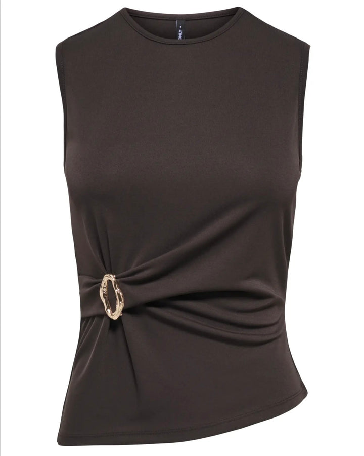 Only top haze sl buckle chocolate torte metallic buckle