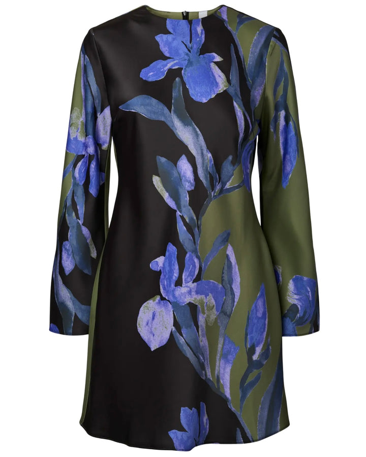 Y.A.S kjole etira ls black etira print
