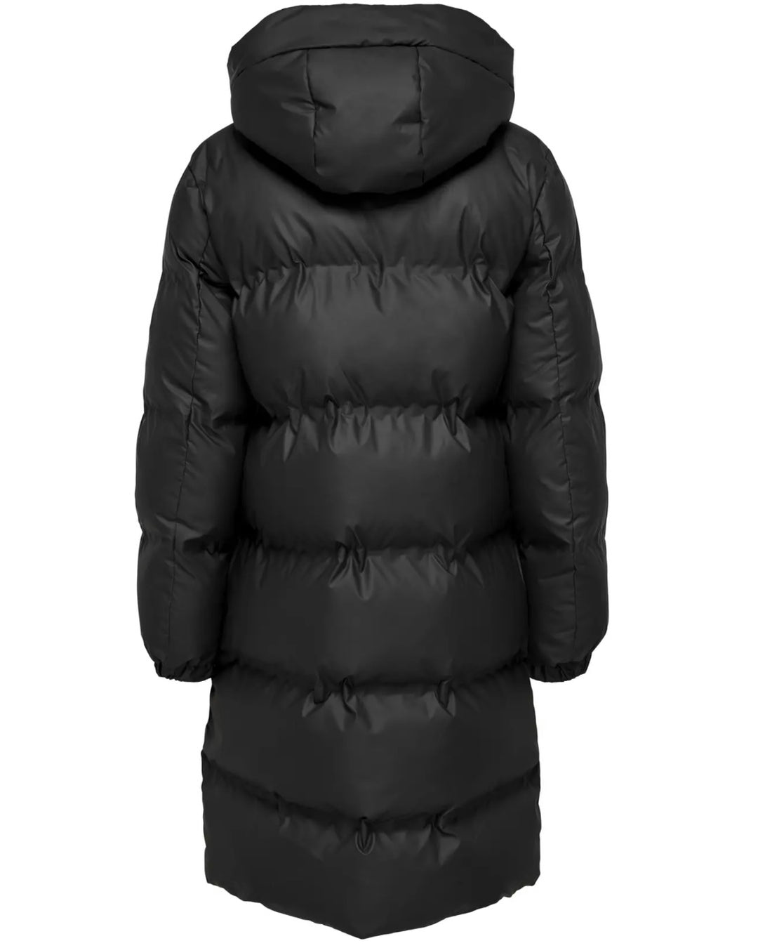 Only jakke lea rain puffer black