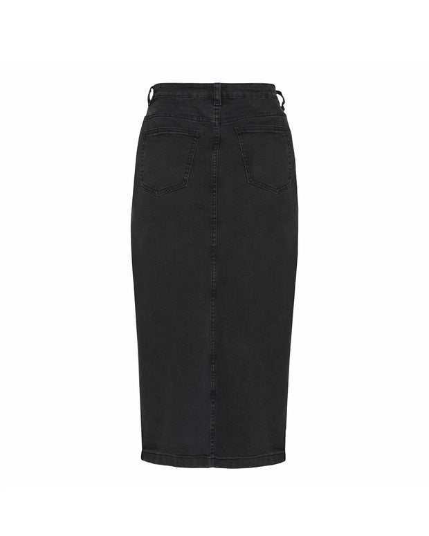 Olia skirt1 dark grey wash/stone