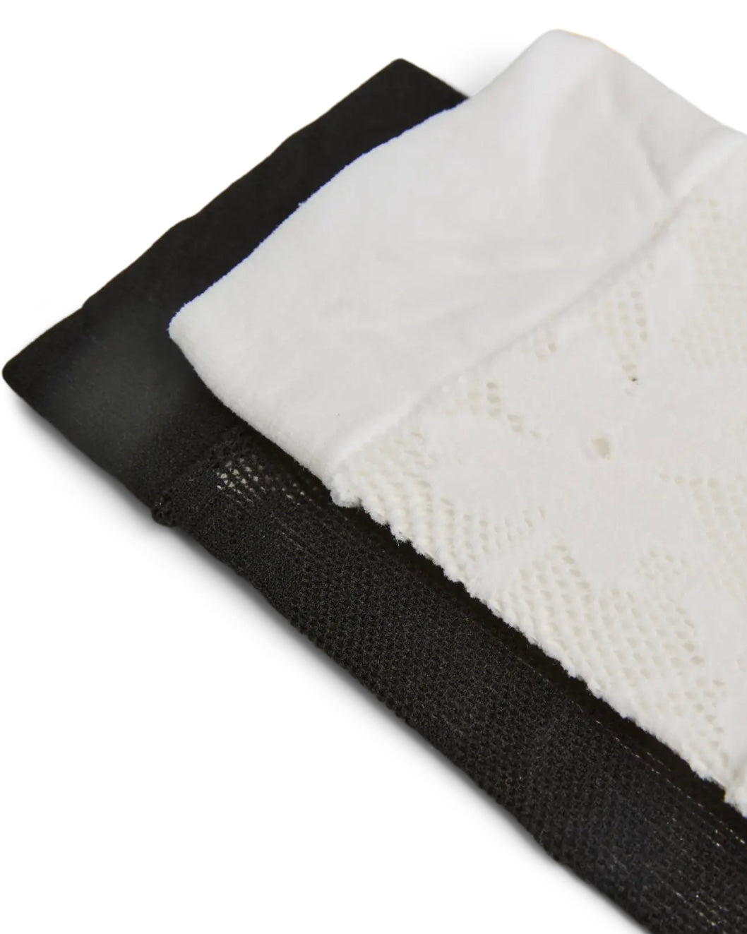 Pieces strømper janice 2-pack bright white bright white/black