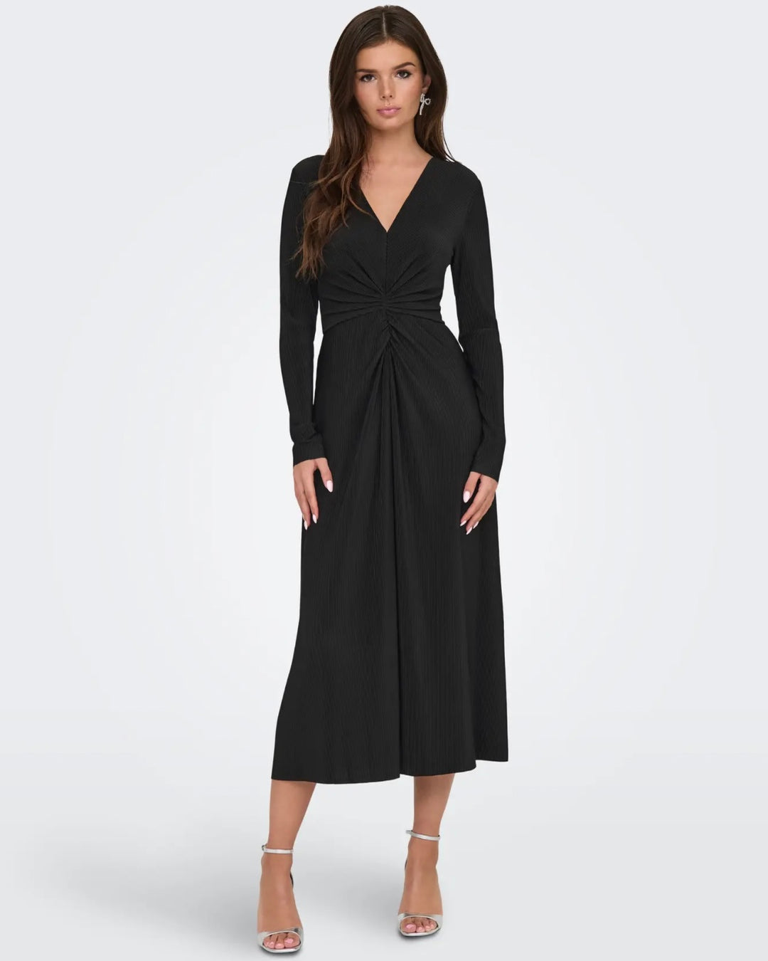 JDY kjole bea ls pleat black
