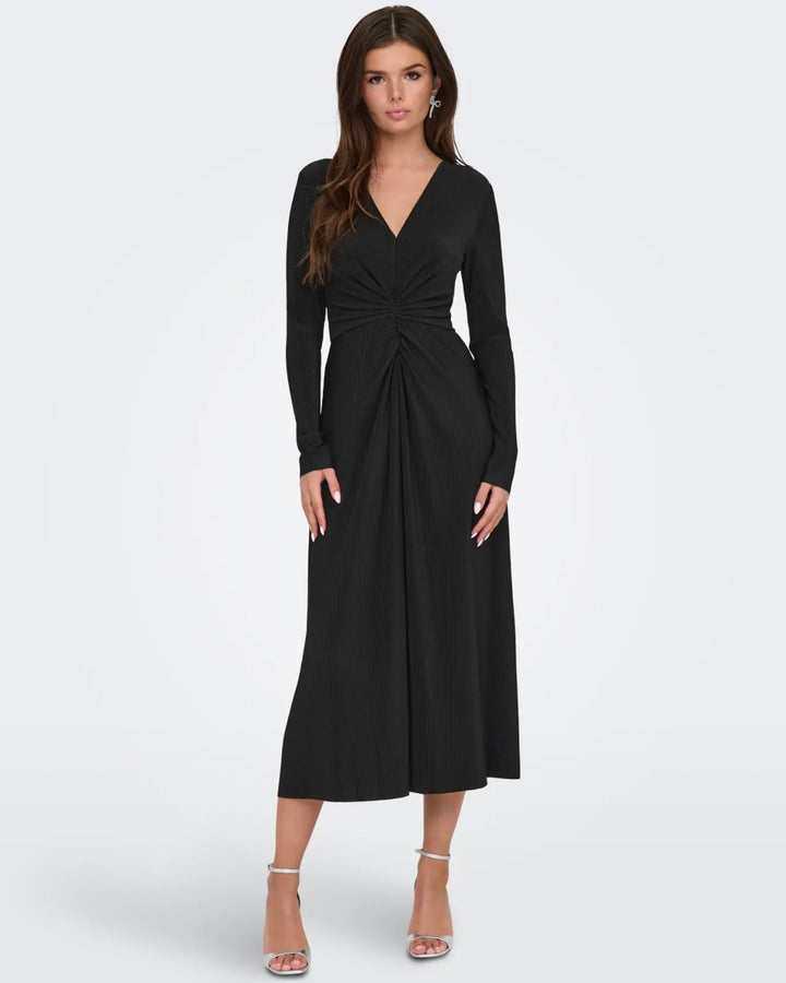 JDY kjole bea ls pleat black
