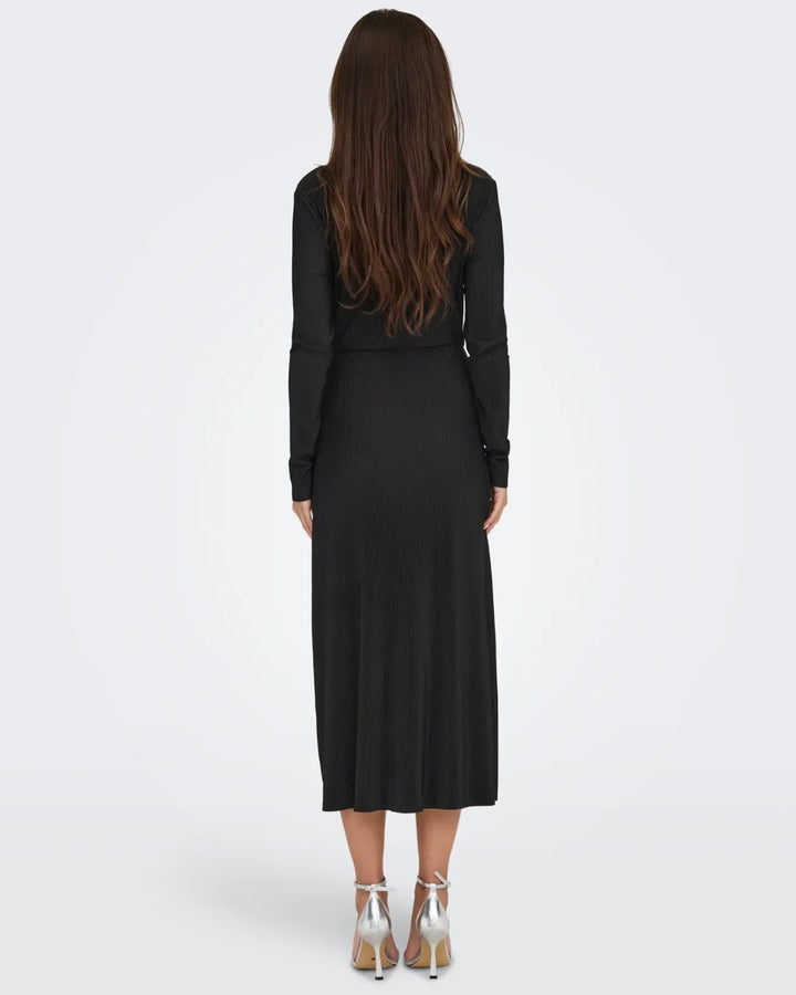 JDY kjole bea ls pleat black