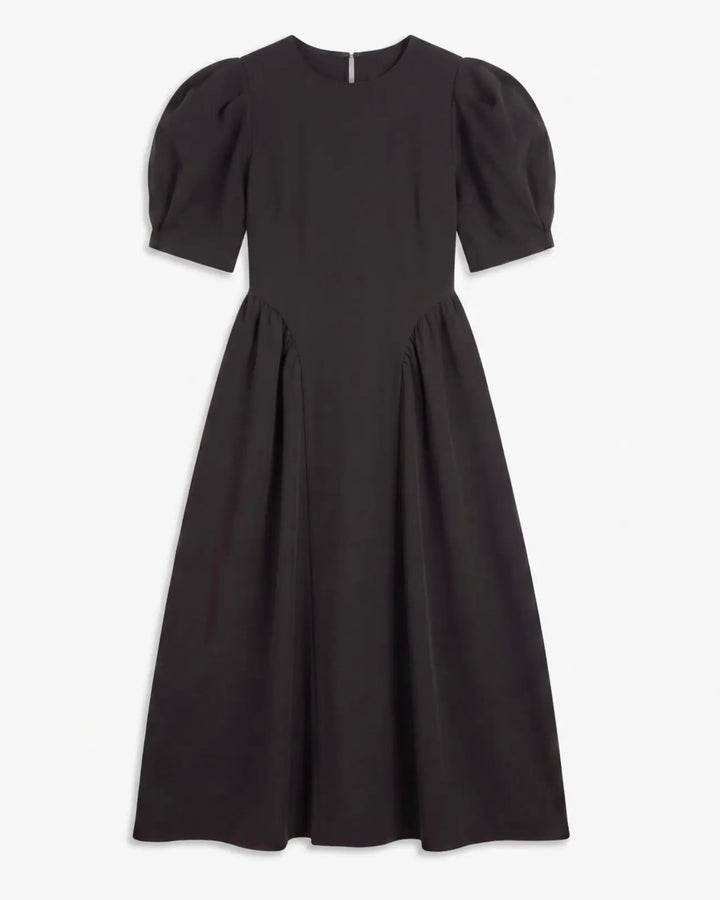 Vero Moda kjole sally puff sleeve ankle black