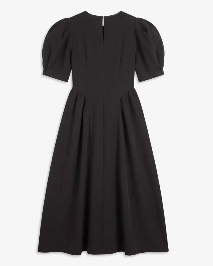 Vero Moda kjole sally puff sleeve ankle black