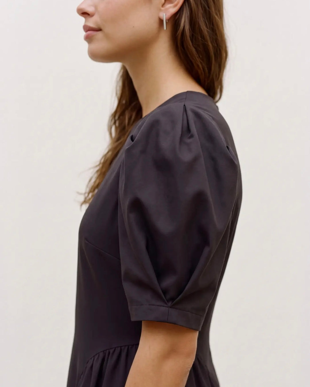 Vero Moda kjole sally puff sleeve ankle black