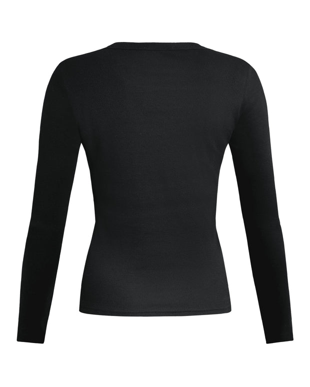 Sister's Point bluse eike long sleeved black