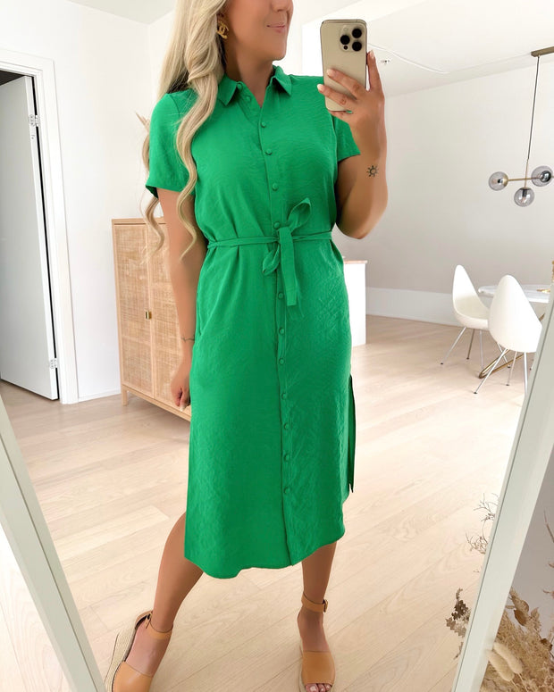 Vero Moda kjole queeny s/s calf bright green