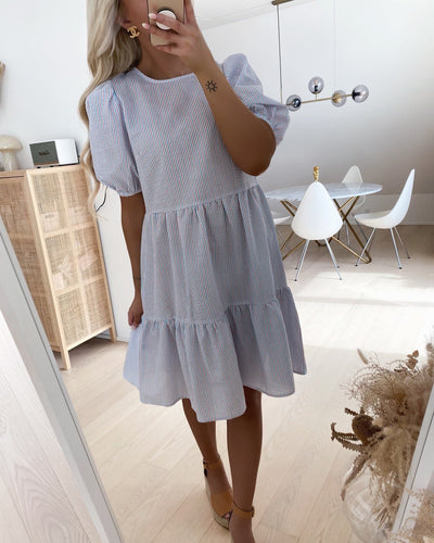 Veca dress blue/pink