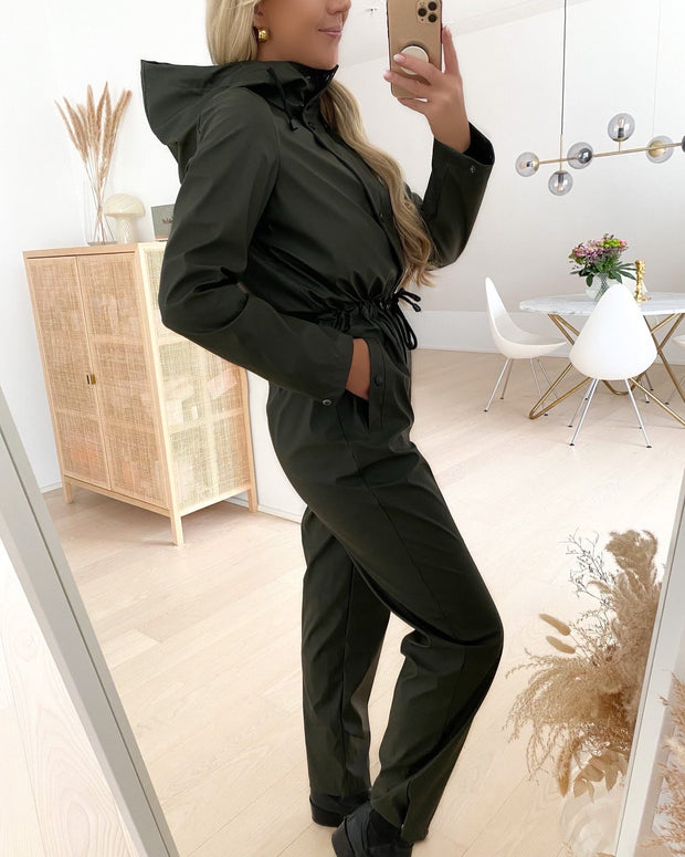 Asta coated rainsuit peat - FORUDBESTILLING LEV. UGE 38/39