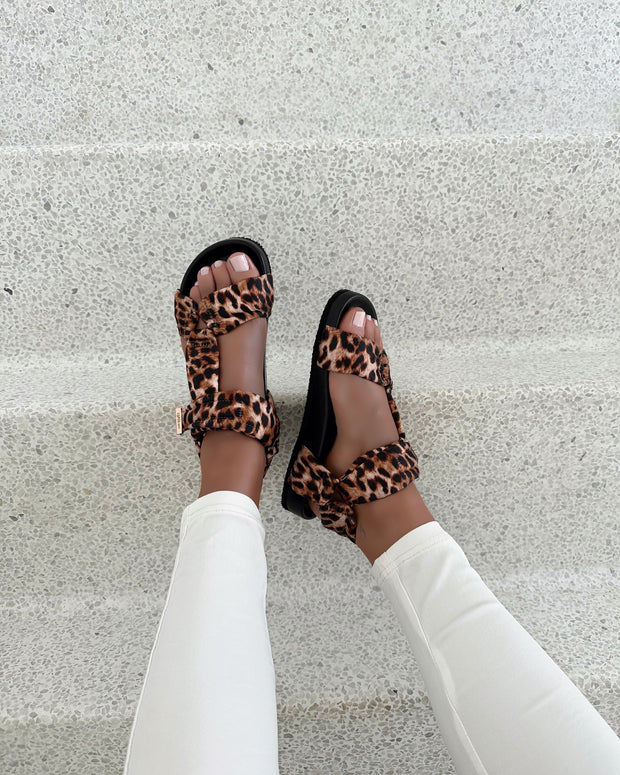 Carrie sandal brown leopard