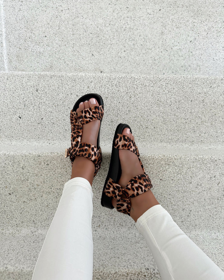 Carrie sandal brown leopard