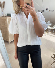 Varia short sleeved shirt cream