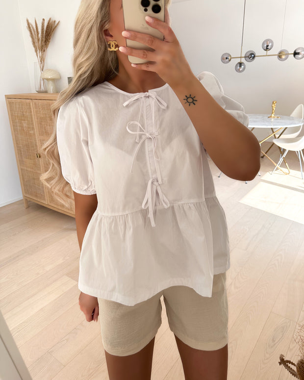 Margat ss blouse snow white