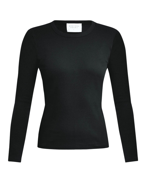 Sister's Point bluse eike long sleeved black
