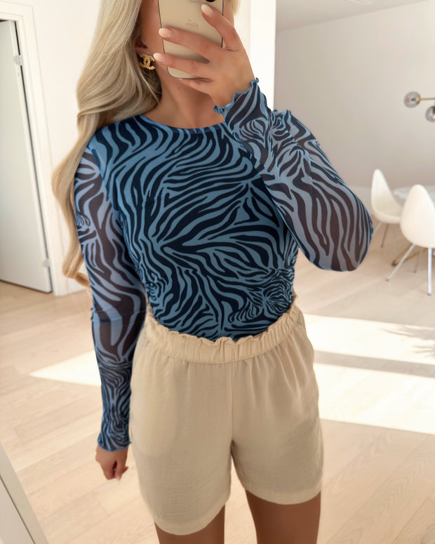 Tina mesh ls top snorkel blue