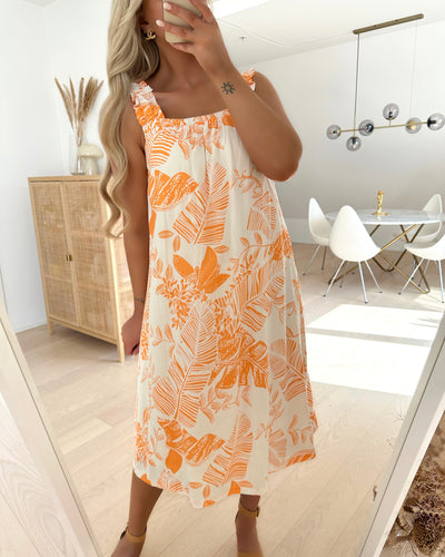 Sister's Point kjole eruna strap orange tropic