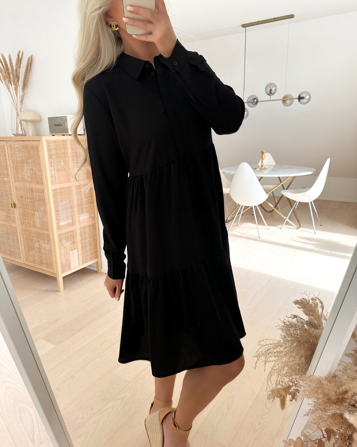 JDY kjole piper l/s shirt black